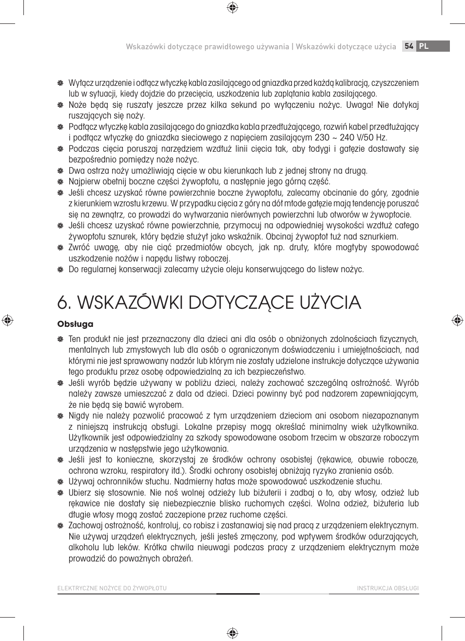 Wskazówki dotyczące użycia | Fieldmann FZN 2001-E User Manual | Page 55 / 92