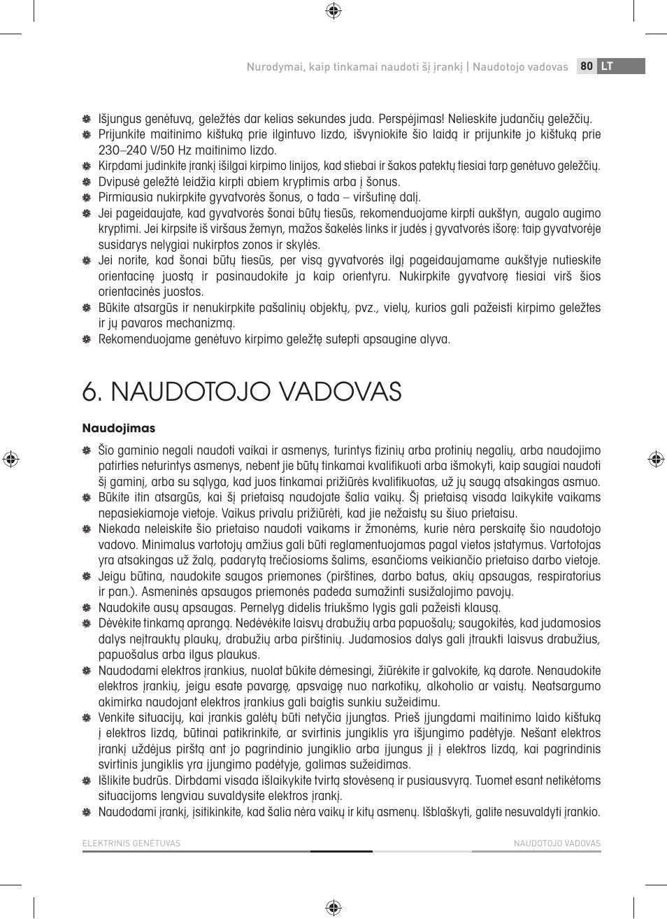 Naudotojo vadovas | Fieldmann FZN 2001-E User Manual | Page 81 / 92