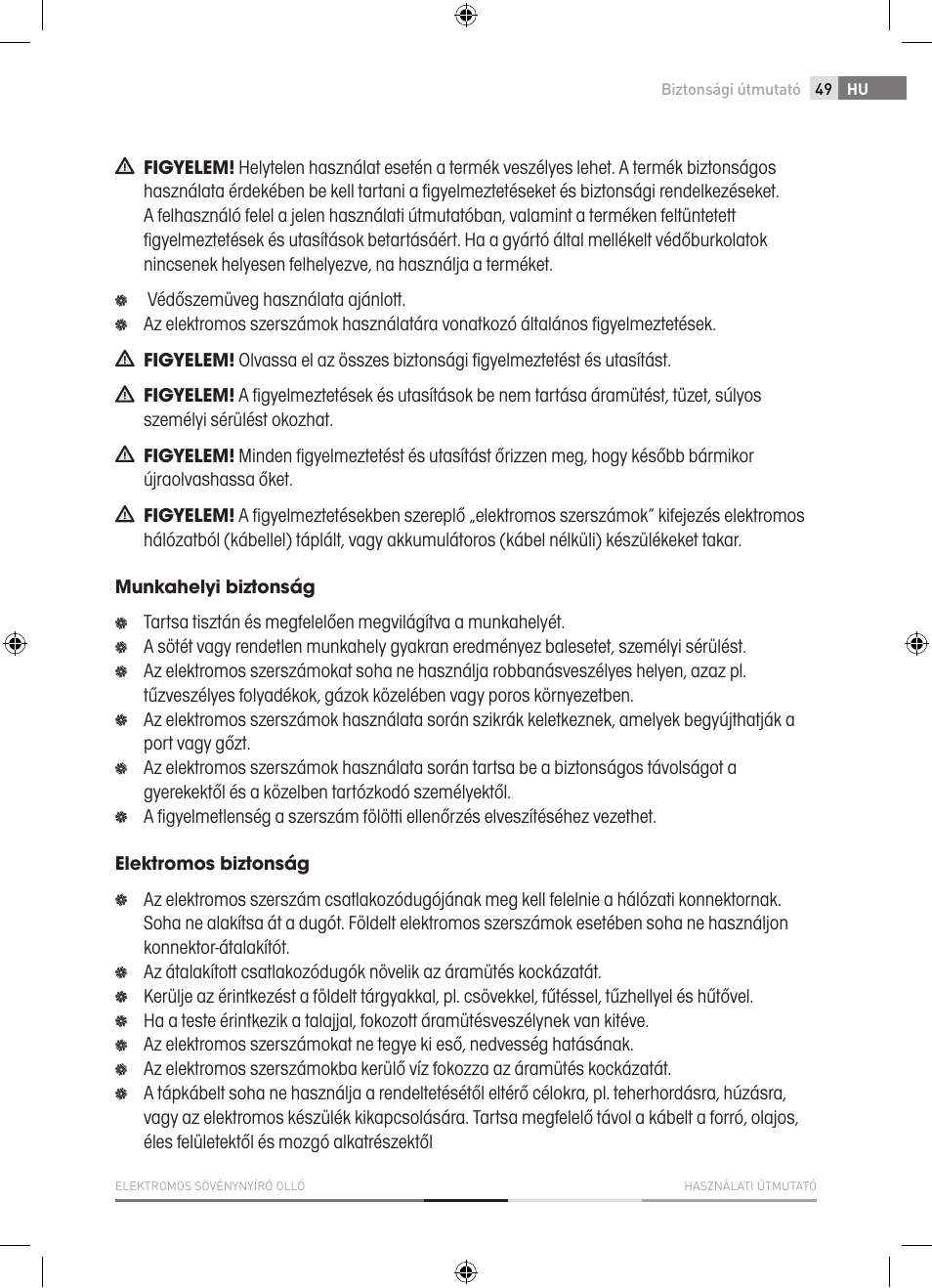 Fieldmann FZN 2000-E User Manual | Page 49 / 76