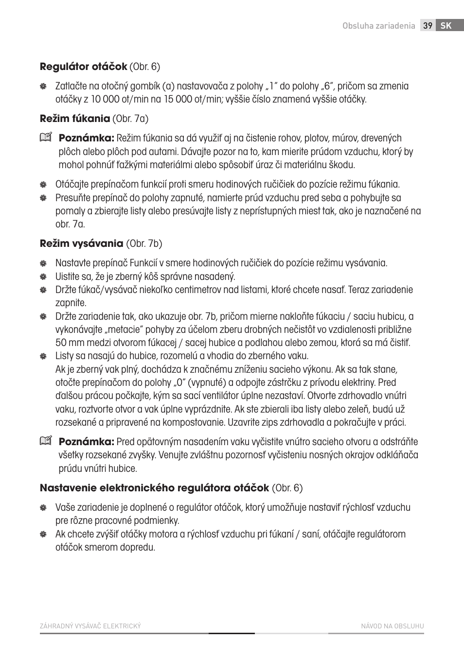 Fieldmann FZF 4010-E User Manual | Page 39 / 80