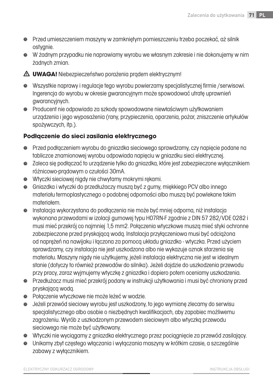 Fieldmann FZF 4010-E User Manual | Page 71 / 80