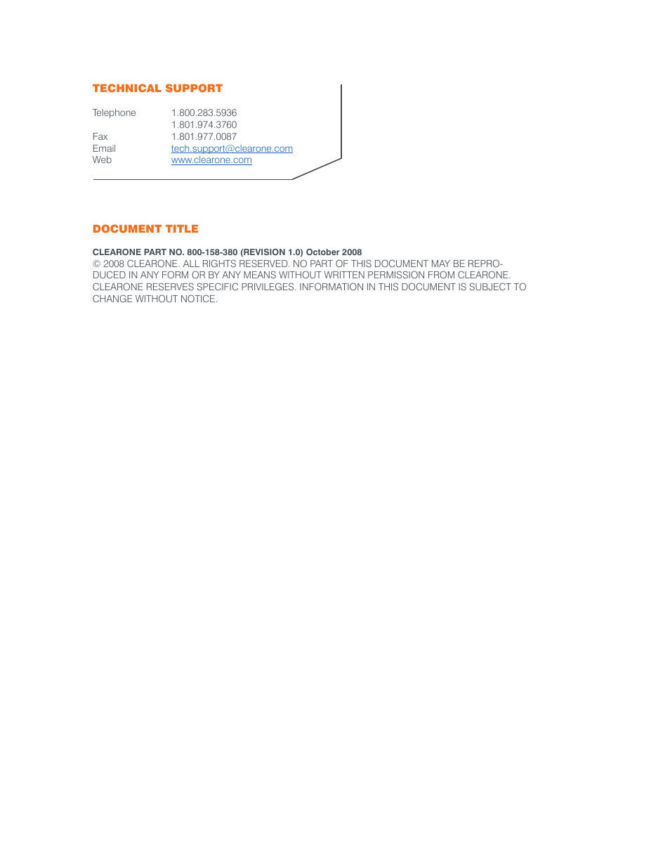 ClearOne MAX IP Response Point User Manual | Page 2 / 12