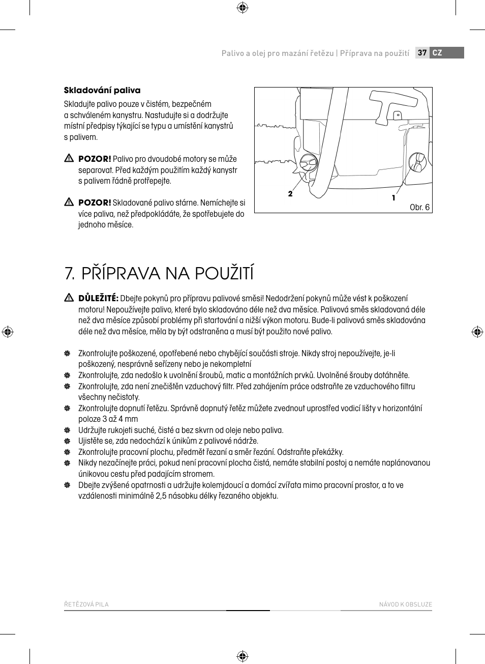Příprava na použití | Fieldmann FZP 4516-B User Manual | Page 37 / 156