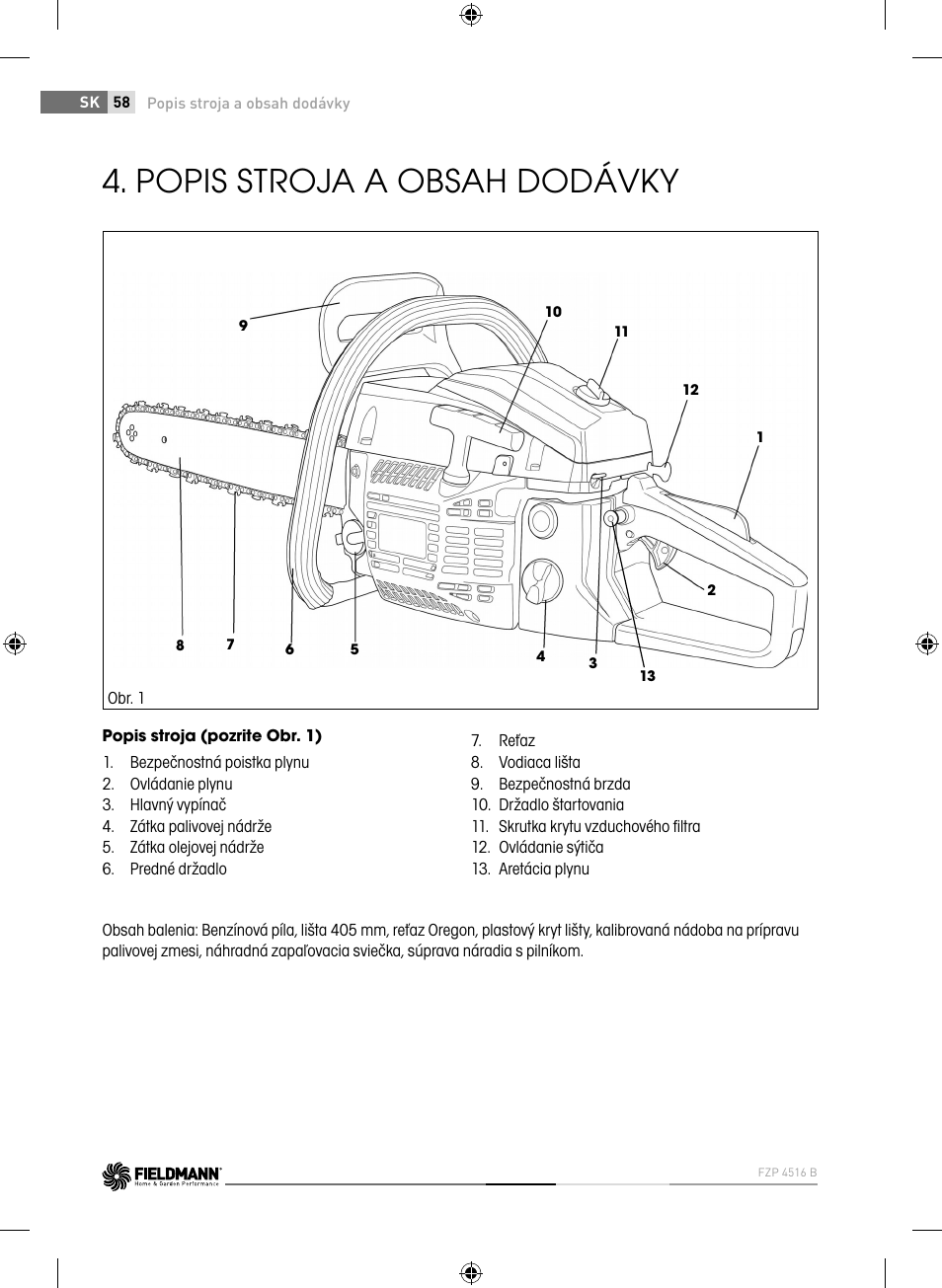 Fieldmann FZP 4516-B User Manual | Page 58 / 156