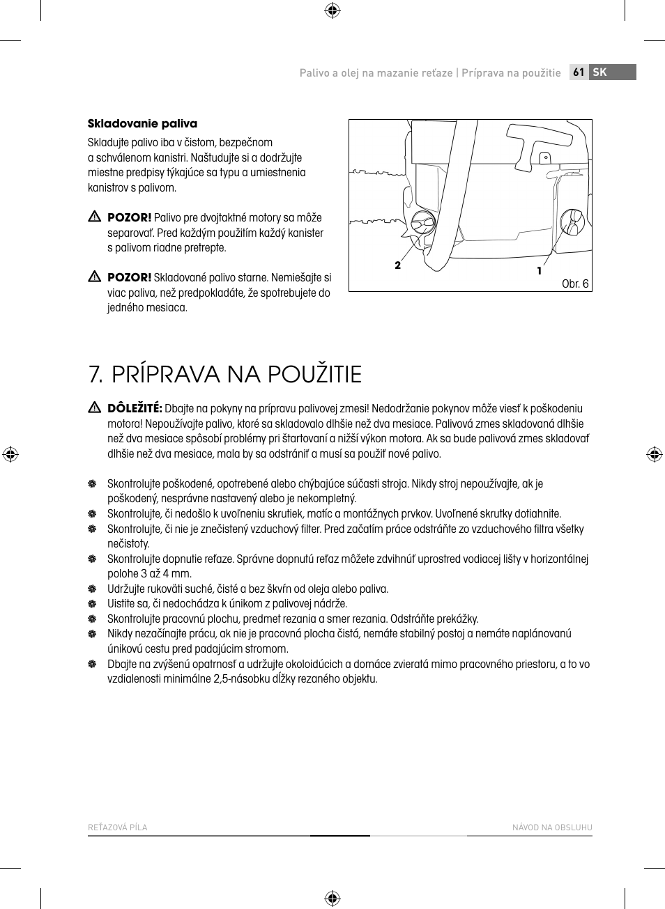 Príprava na použitie | Fieldmann FZP 4516-B User Manual | Page 61 / 156