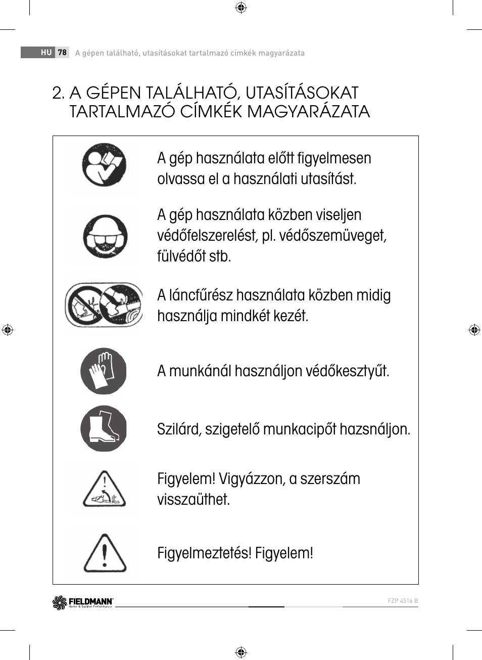 Fieldmann FZP 4516-B User Manual | Page 78 / 156