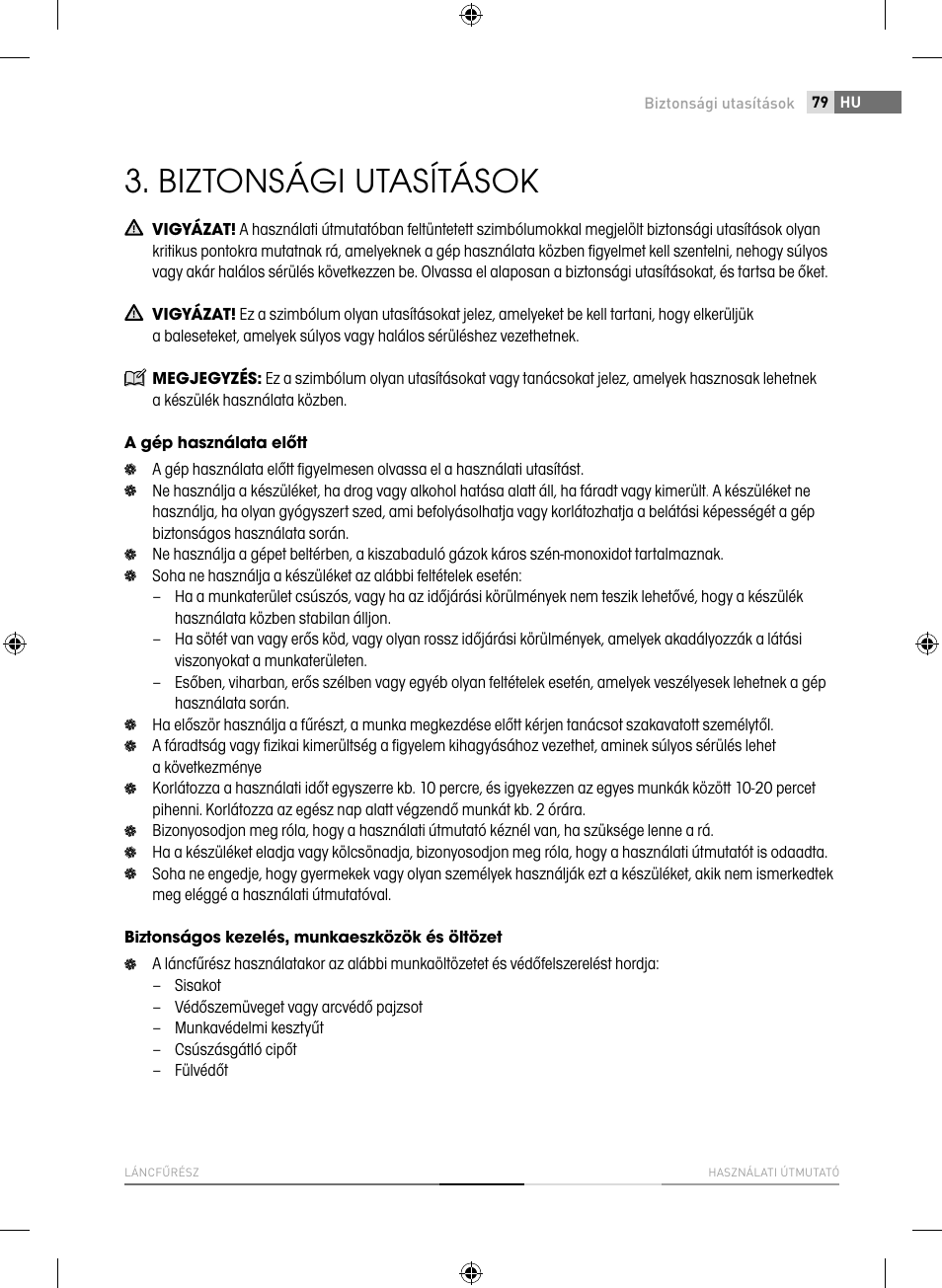 Biztonsági utasítások | Fieldmann FZP 3714-B User Manual | Page 79 / 156