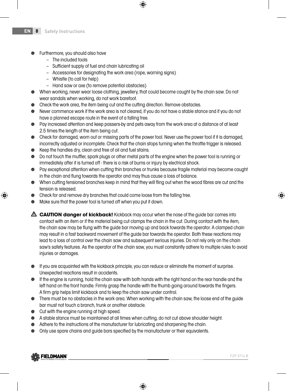 Fieldmann FZP 3714-B User Manual | Page 8 / 156