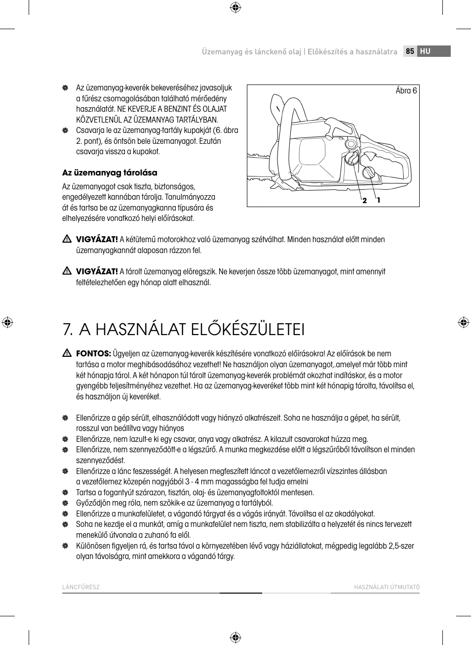 A használat előkészületei | Fieldmann FZP 3714-B User Manual | Page 85 / 156