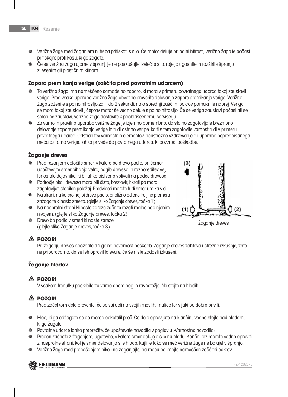 Fieldmann FZP 2020-E User Manual | Page 104 / 120