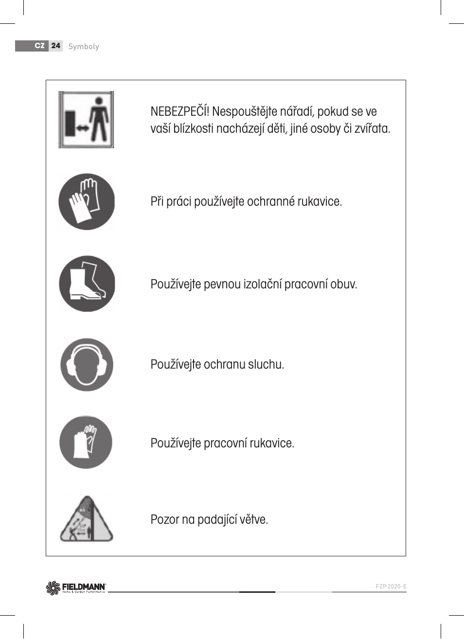 Fieldmann FZP 2020-E User Manual | Page 24 / 120