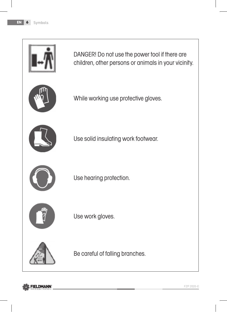 Fieldmann FZP 2020-E User Manual | Page 6 / 120
