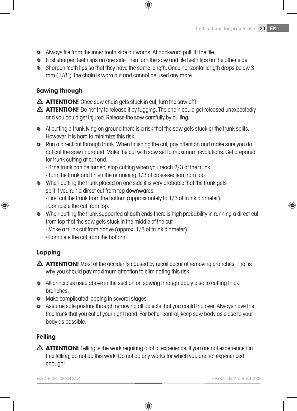 Fieldmann FZP 2001-E User Manual | Page 23 / 134