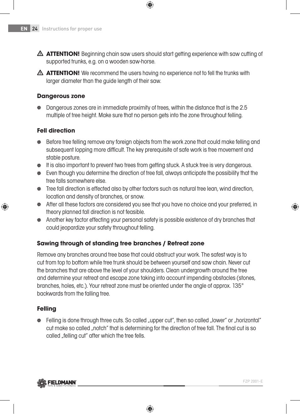 Fieldmann FZP 2001-E User Manual | Page 24 / 134