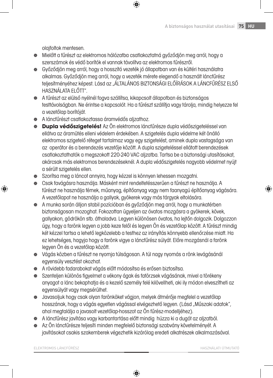 Fieldmann FZP 2001-E User Manual | Page 75 / 134