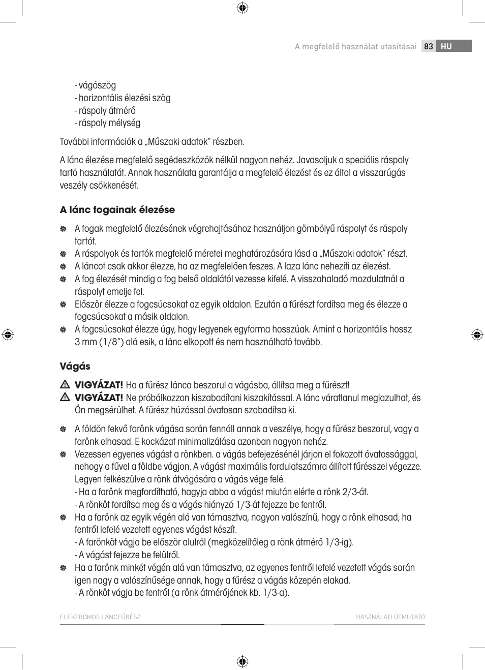 Fieldmann FZP 2001-E User Manual | Page 83 / 134