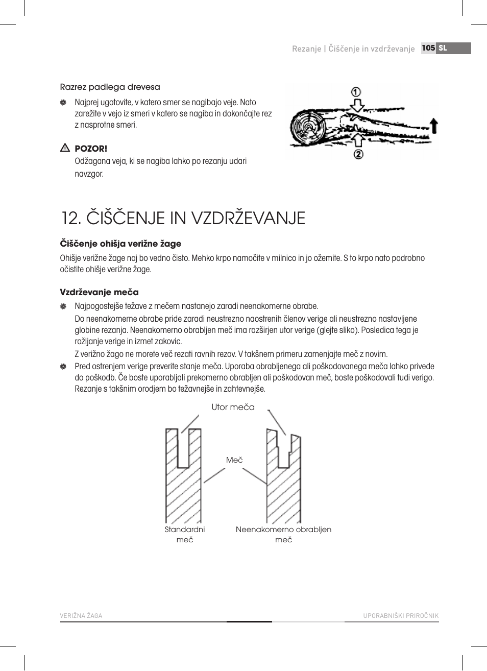 Čiščenje in vzdrževanje | Fieldmann FZP 2000-E User Manual | Page 105 / 120