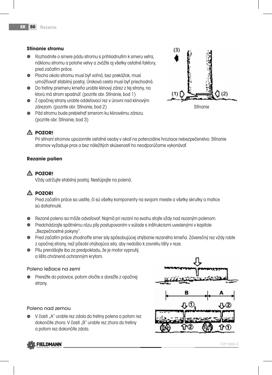 Fieldmann FZP 2000-E User Manual | Page 50 / 120