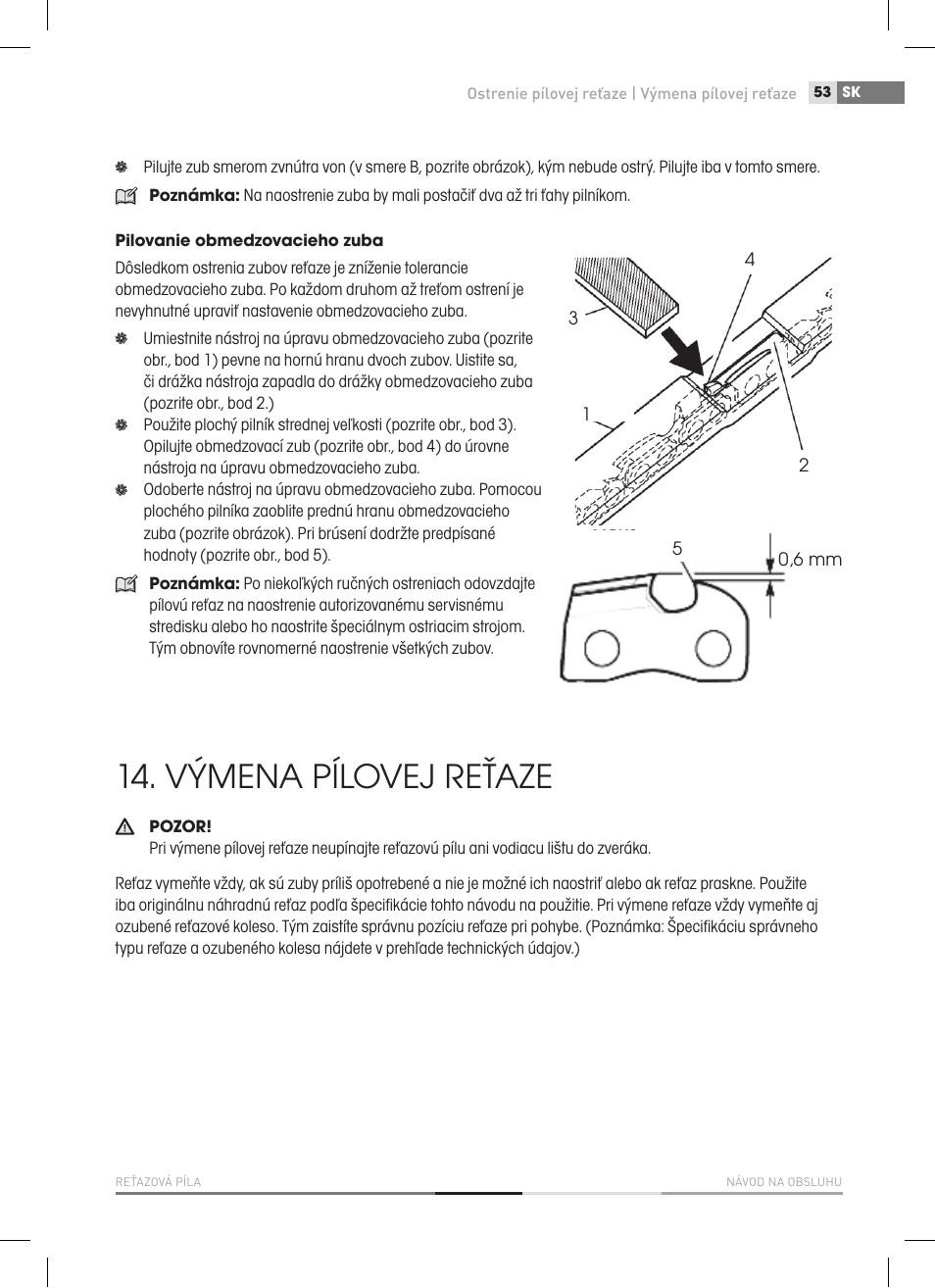 Výmena pílovej reťaze | Fieldmann FZP 2000-E User Manual | Page 53 / 120