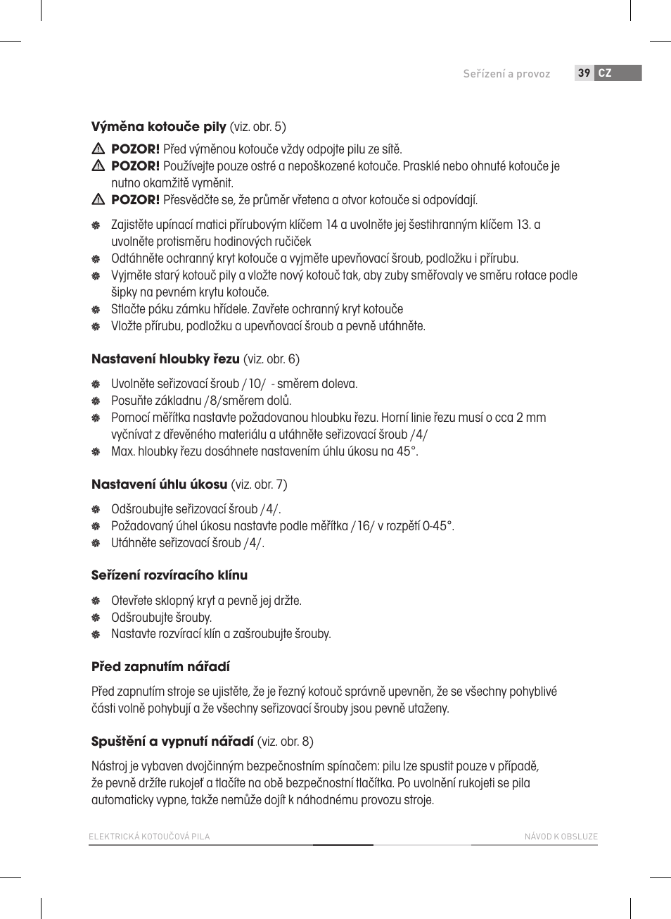 Fieldmann FDK 2002-E User Manual | Page 39 / 122