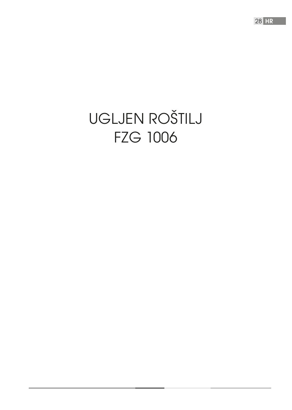 Ugljen roštilj fzg 1006 | Fieldmann FZG 1006 User Manual | Page 28 / 58