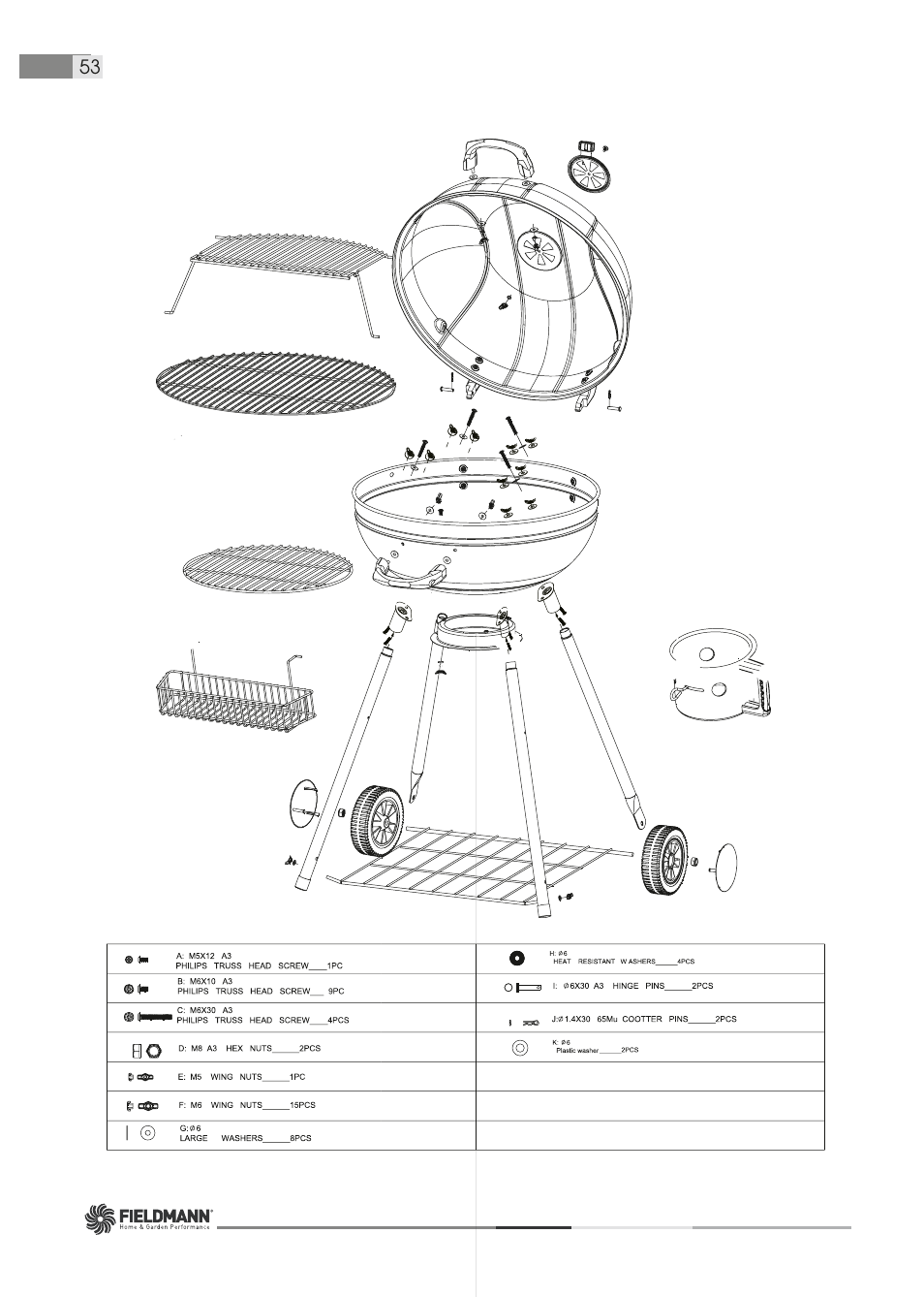 Fieldmann FZG 1004 User Manual | Page 53 / 60