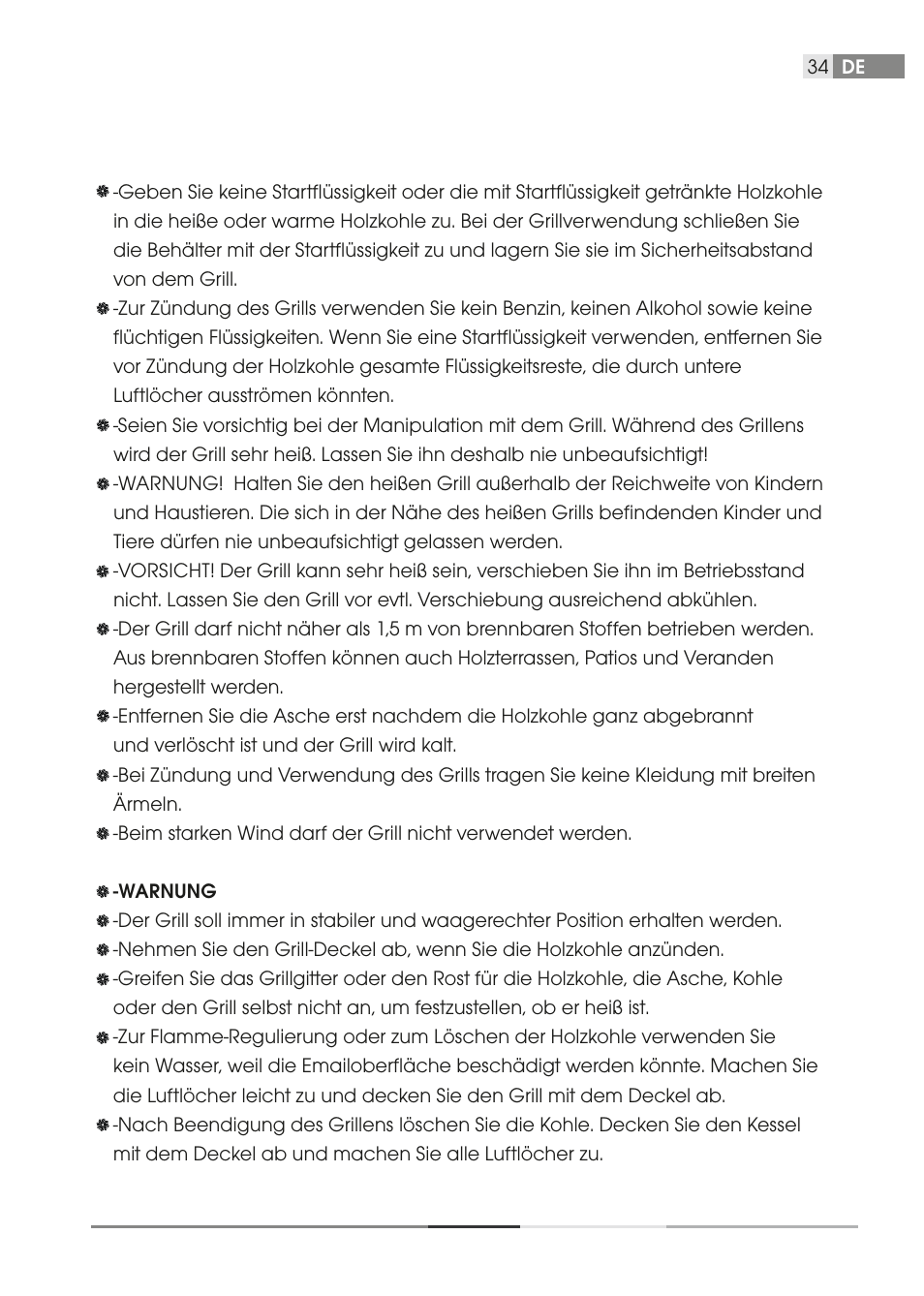 Fieldmann FZG 1001 User Manual | Page 34 / 54