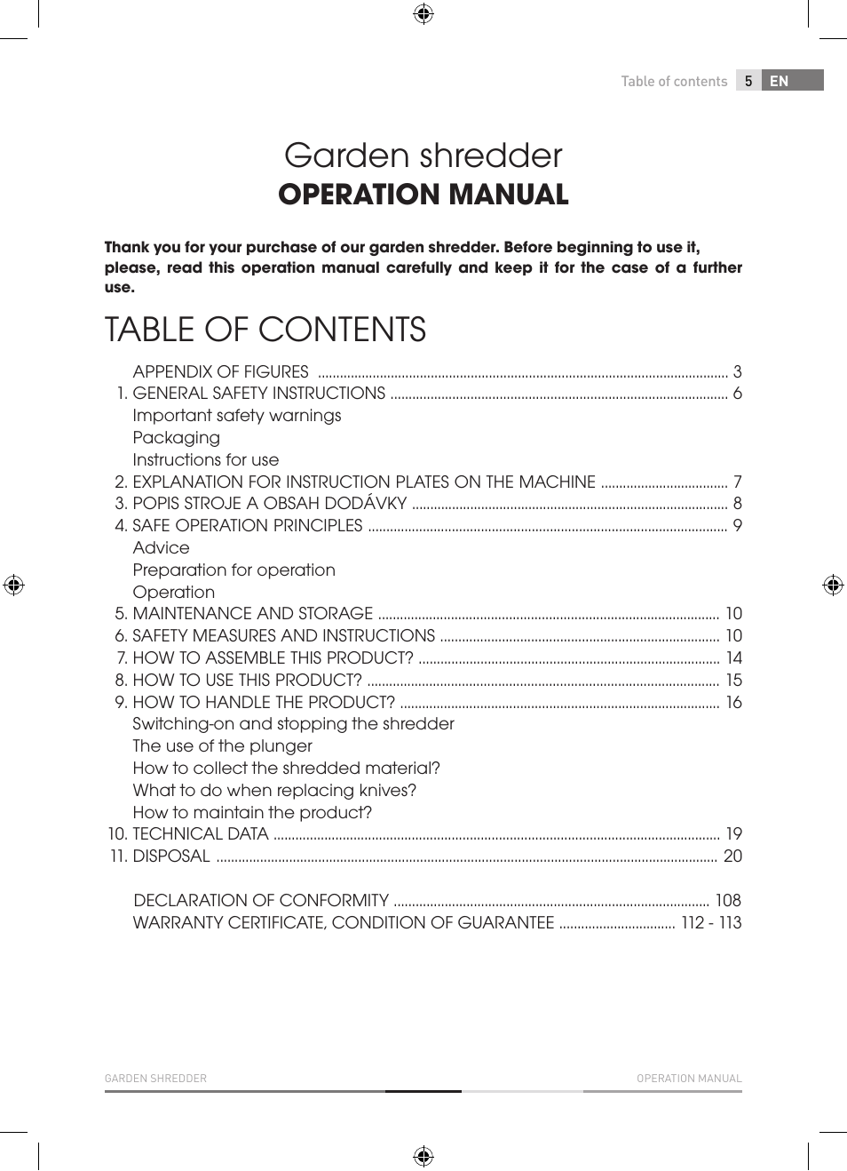 Fieldmann FZD 4010-E User Manual | Page 5 / 116