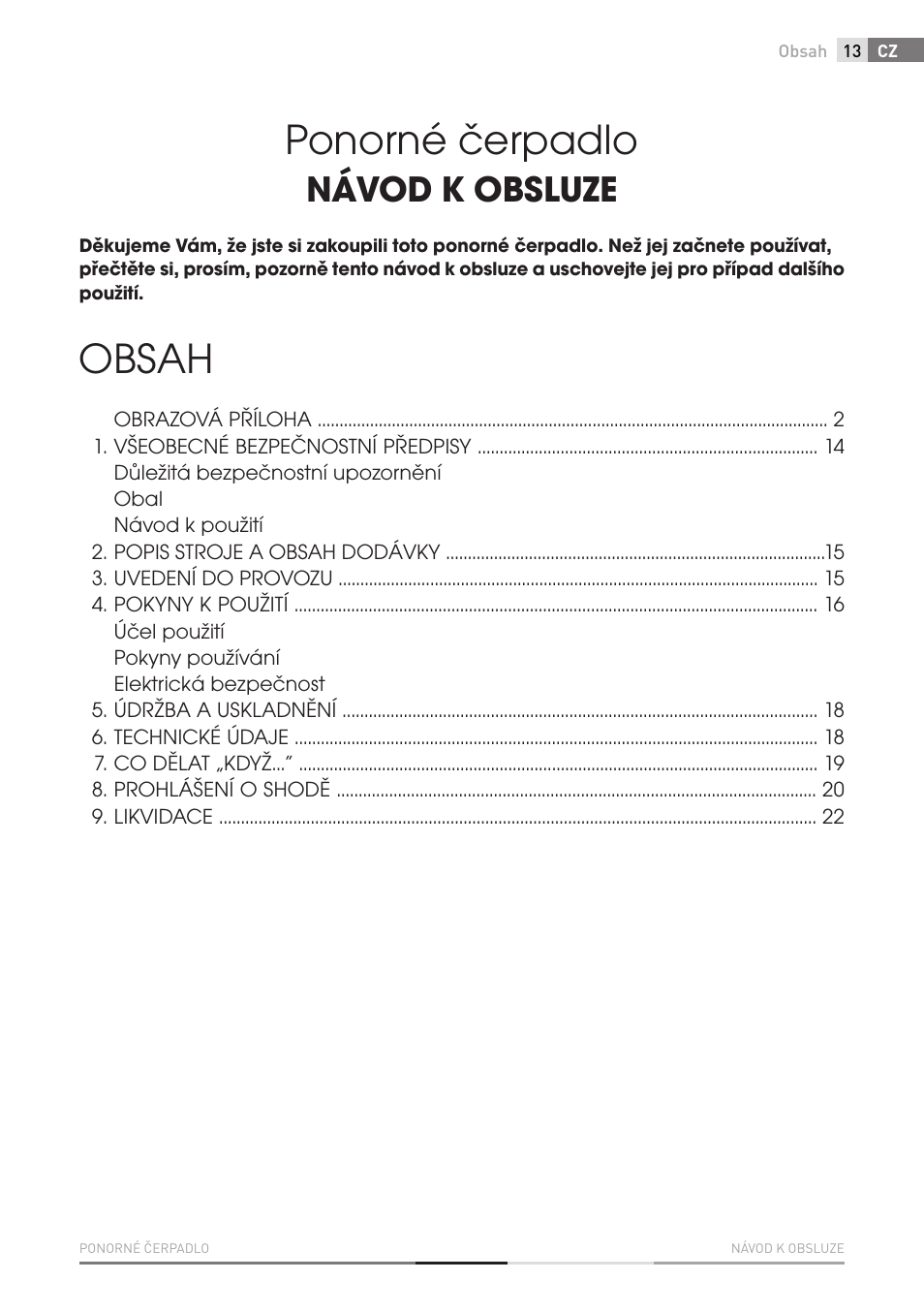 Fieldmann FVC 4001 EK User Manual | Page 13 / 126