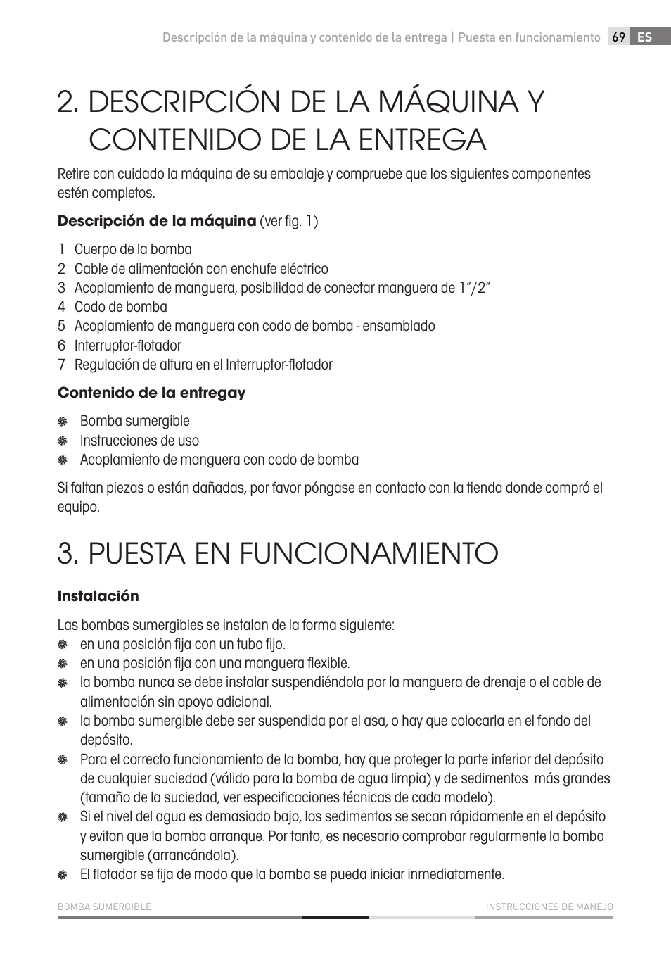 Puesta en funcionamiento | Fieldmann FVC 4001 EK User Manual | Page 69 / 126