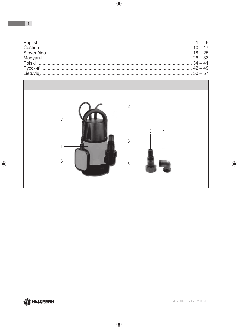 Fieldmann FVC 2001-EC User Manual | Page 2 / 60