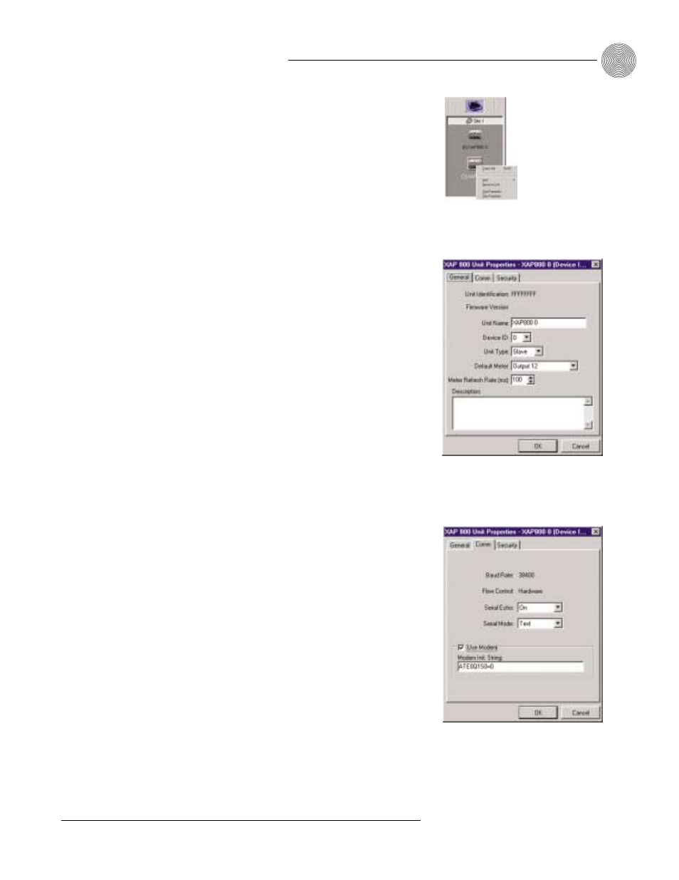 Configuring unit properties, System configuration ~ site setup | ClearOne comm XAPTM 800 User Manual | Page 31 / 149
