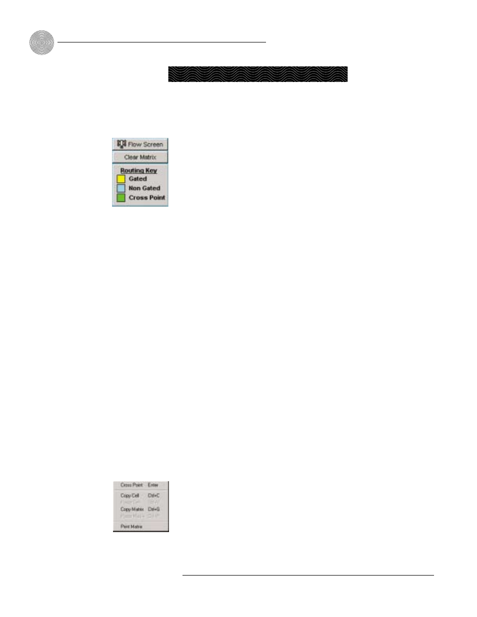 Expansion bus o–z routing, Process a–h routing, Cross point attenuation | Audio routing | ClearOne comm XAPTM 800 User Manual | Page 36 / 149
