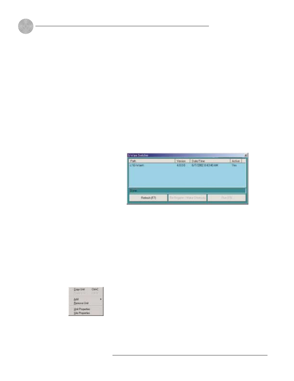 G-ware switcher, Copy and paste settings, Operation ~ utilities | ClearOne comm XAPTM 800 User Manual | Page 80 / 149