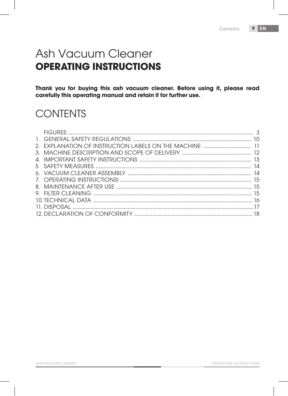 Fieldmann FDU 2002-E User Manual | Page 9 / 148