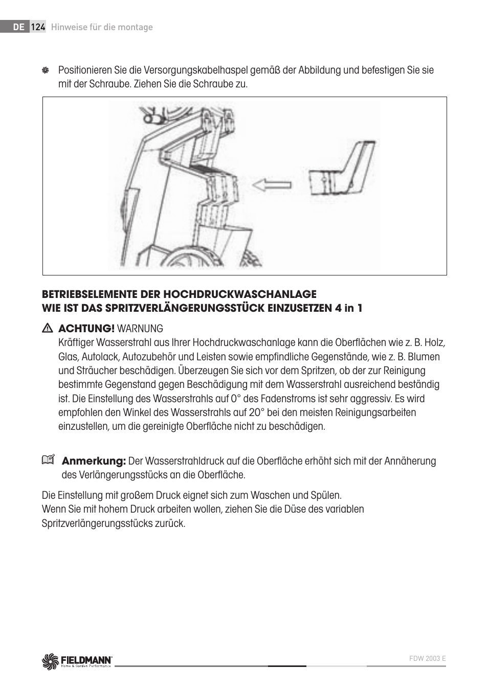 Fieldmann FDW 2003-E User Manual | Page 124 / 302