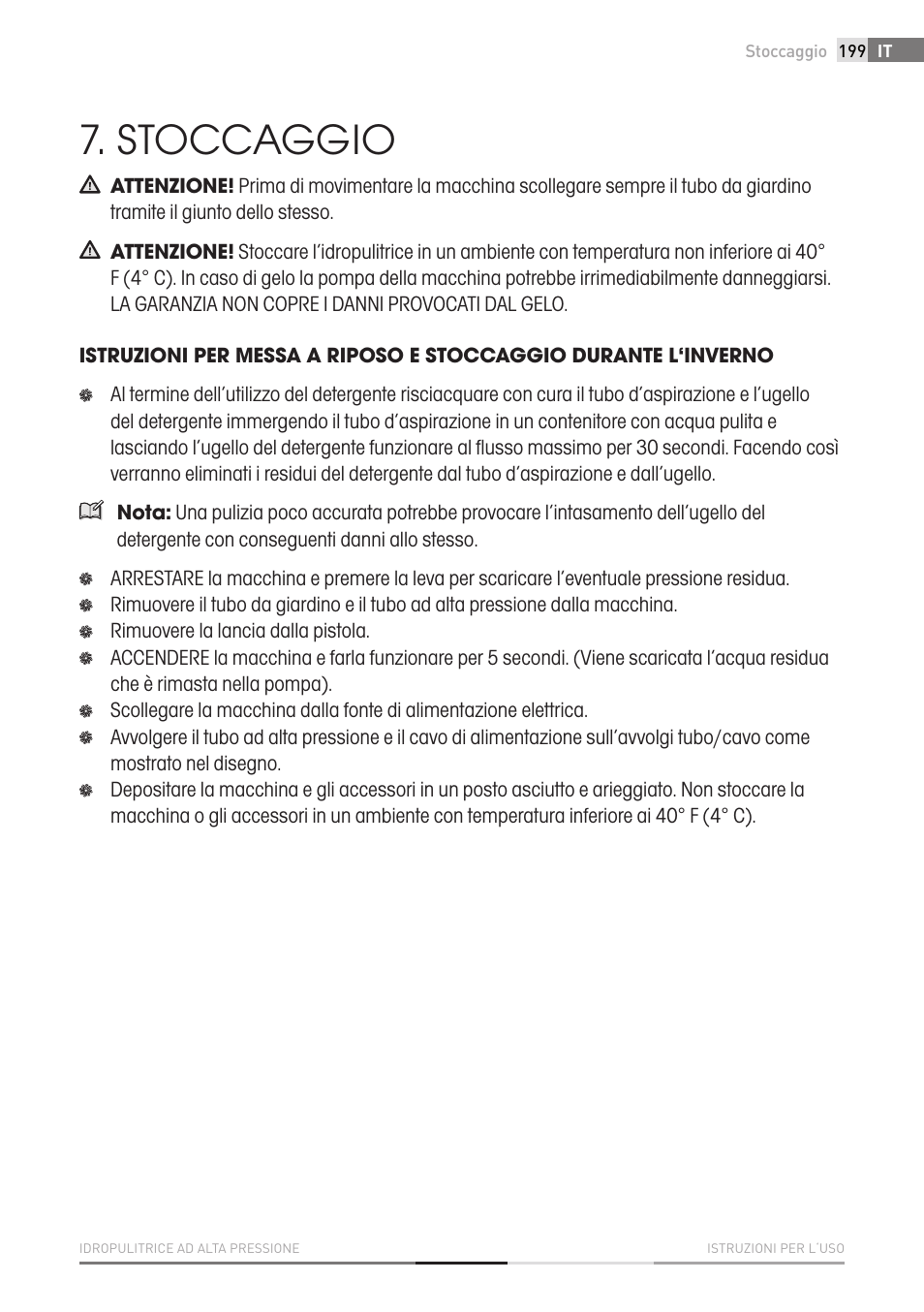 Stoccaggio | Fieldmann FDW 2003-E User Manual | Page 199 / 302