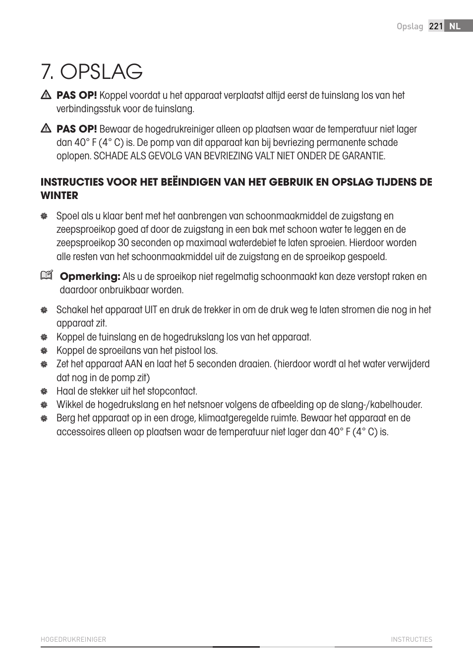 Opslag | Fieldmann FDW 2003-E User Manual | Page 221 / 302