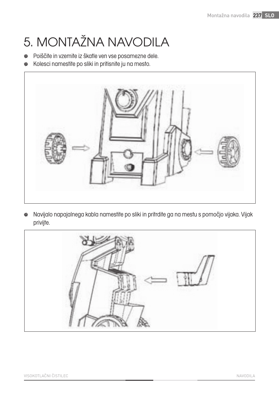 Montažna navodila | Fieldmann FDW 2003-E User Manual | Page 237 / 302