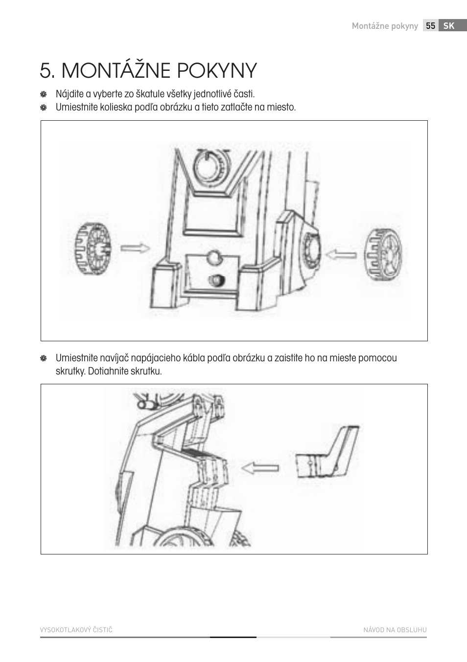 Montážne pokyny | Fieldmann FDW 2003-E User Manual | Page 55 / 302