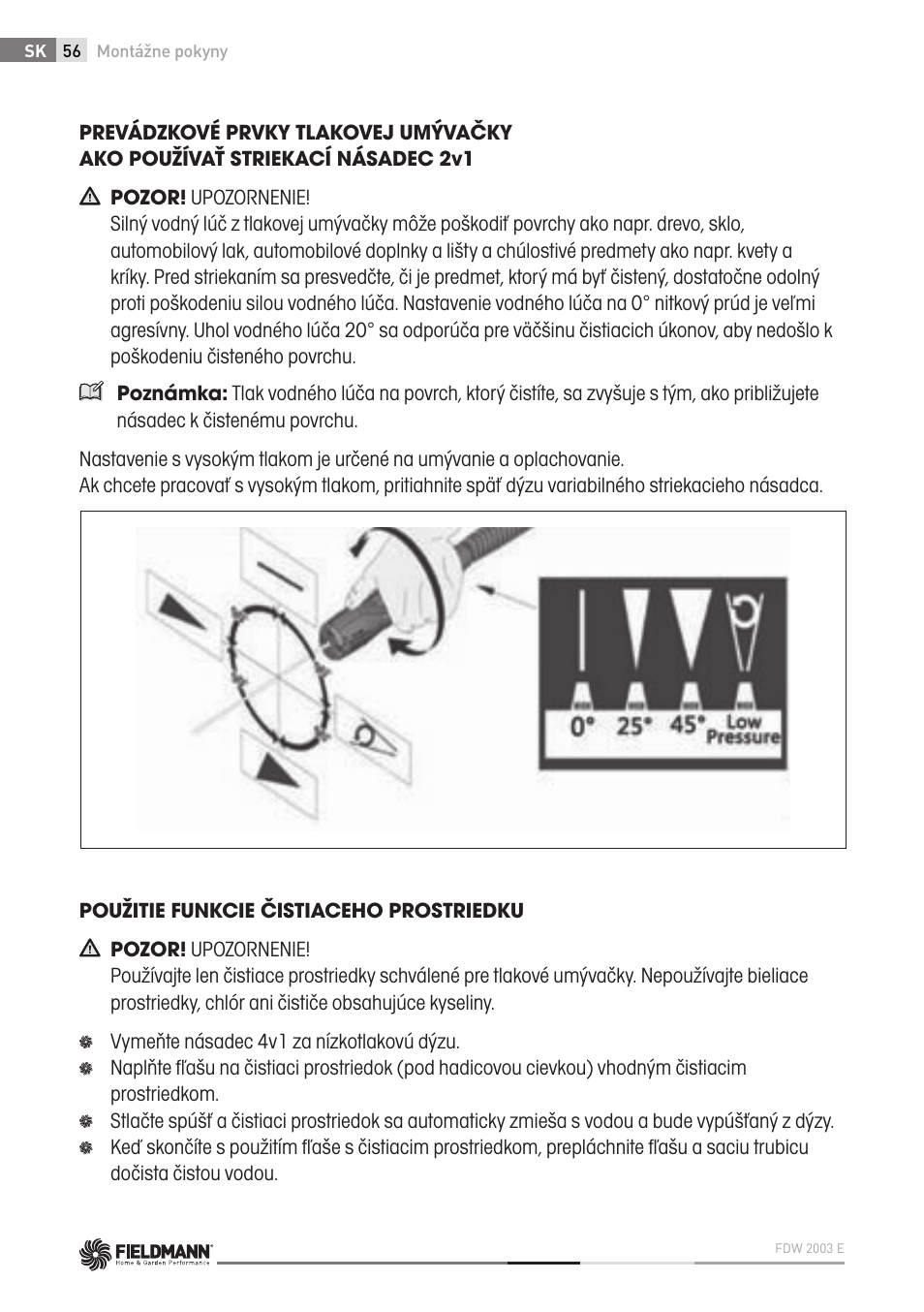 Fieldmann FDW 2003-E User Manual | Page 56 / 302