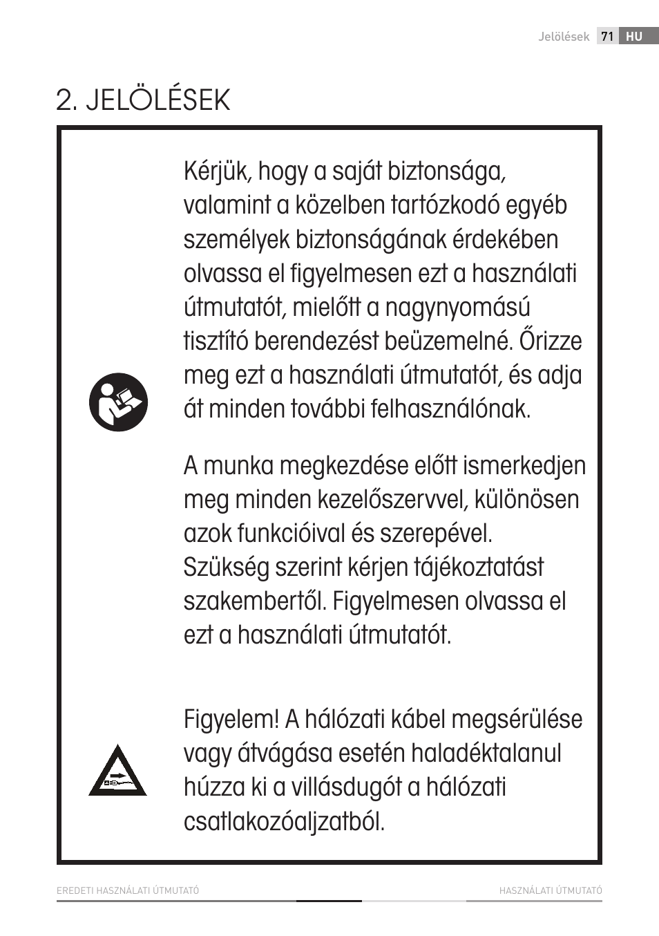 Jelölések | Fieldmann FDW 2003-E User Manual | Page 71 / 302
