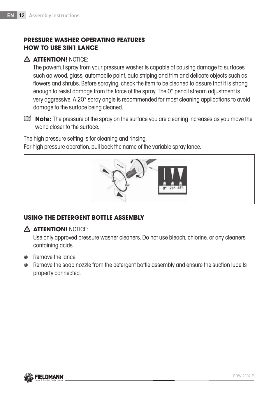 Fieldmann FDW 2002-E User Manual | Page 12 / 302