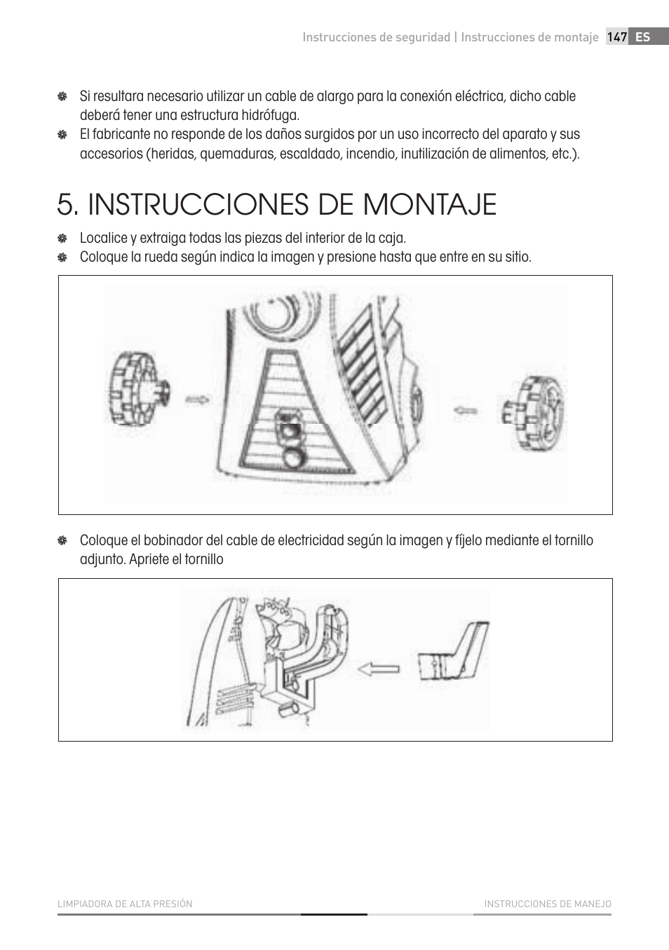 Instrucciones de montaje | Fieldmann FDW 2002-E User Manual | Page 147 / 302