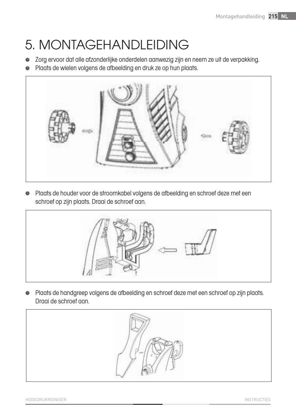 Montagehandleiding | Fieldmann FDW 2002-E User Manual | Page 215 / 302
