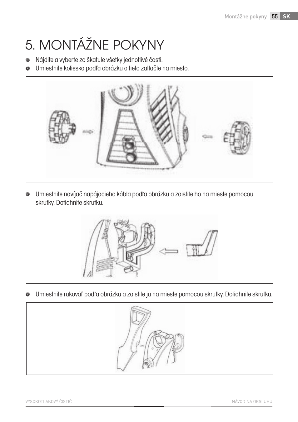 Montážne pokyny | Fieldmann FDW 2002-E User Manual | Page 55 / 302