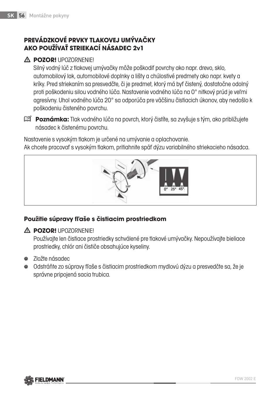 Fieldmann FDW 2002-E User Manual | Page 56 / 302