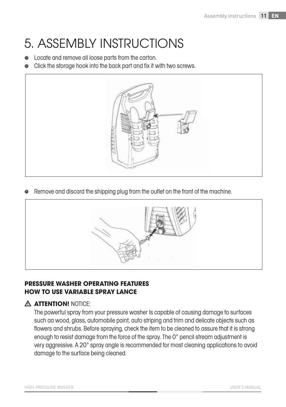 Assembly instructions | Fieldmann FDW 2001-E User Manual | Page 11 / 302