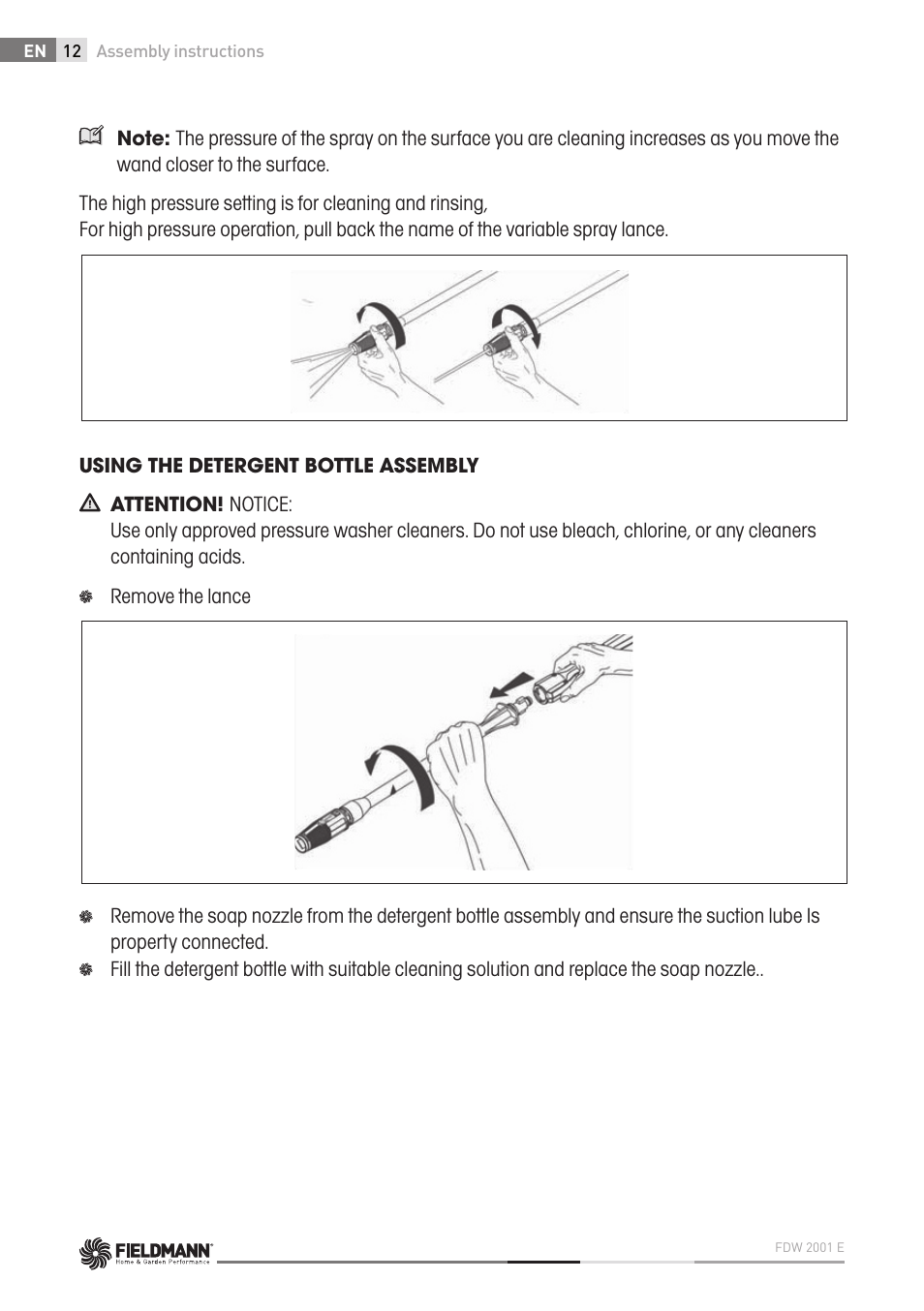 Fieldmann FDW 2001-E User Manual | Page 12 / 302