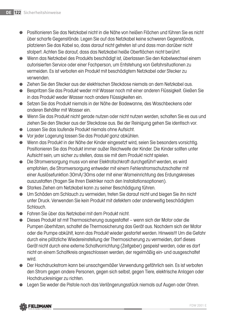 Fieldmann FDW 2001-E User Manual | Page 122 / 302